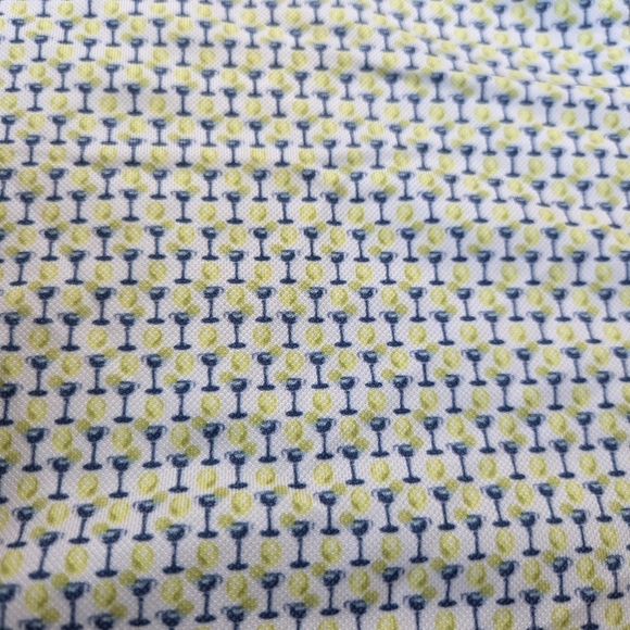 Walter Hagen Men's Clubhouse 19th Hole Polo Shirt Small White Lime Golf New - Picture 4 of 11